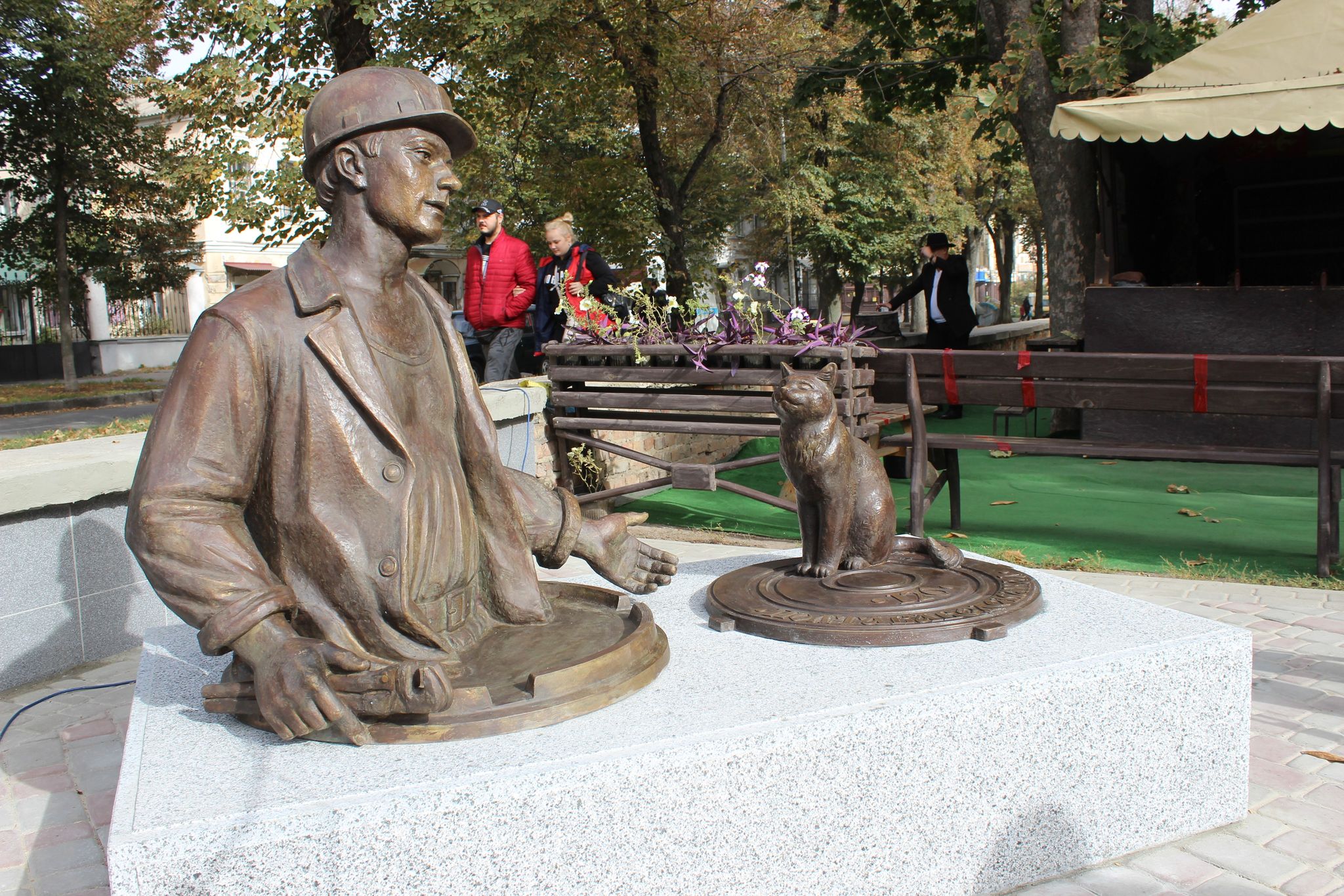 New sculptural composition in Poltava 