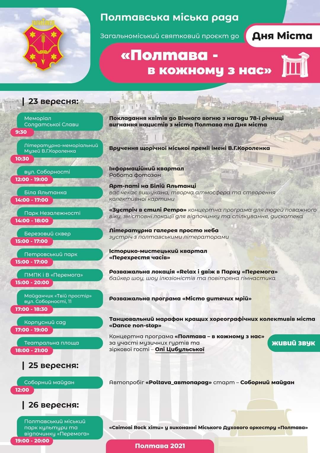 Загальноміський проєкт «Полтава – в кожному з нас»