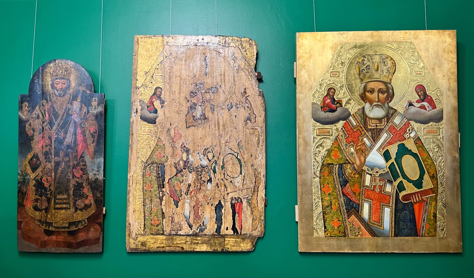 Icon of St. Nicholas the Wonderworker in the Poltava Museum